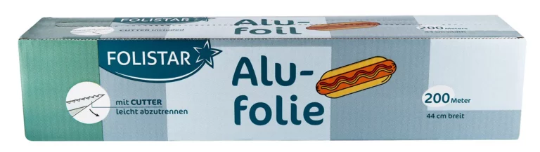 FOLISTAR Alufolie 200 m x 44 cm