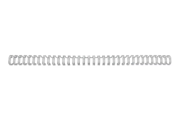 GBC Drahtbinderücken WireBind 100 Stück DIN A4 3:1-Teilung 6mm silber