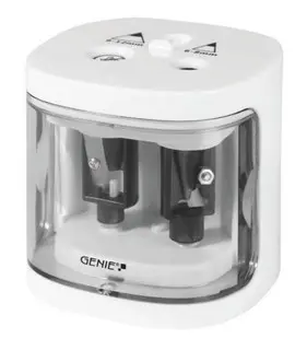 GENIE Bleistiftspitzer PS 130 elektrisch weiß/transparent