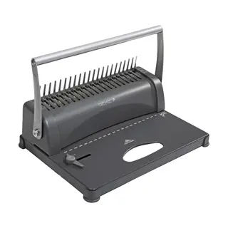 GENIE Spiralbindegerät CB850 DIN A4 inkl. 75-teiligem Starter-Set schwarz