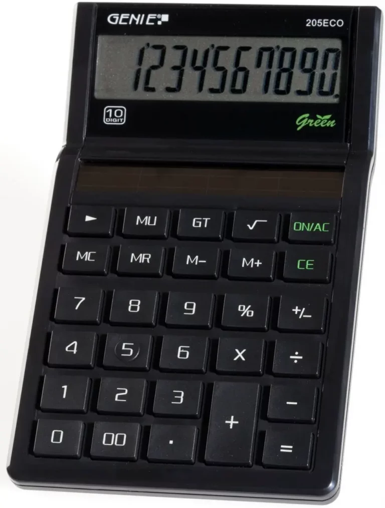 GENIE Taschenrechner 205 ECO 10-stellig schwarz