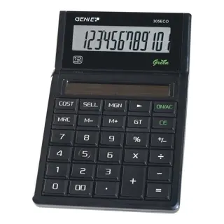 GENIE Taschenrechner 305 ECO 12-stellig schwarz
