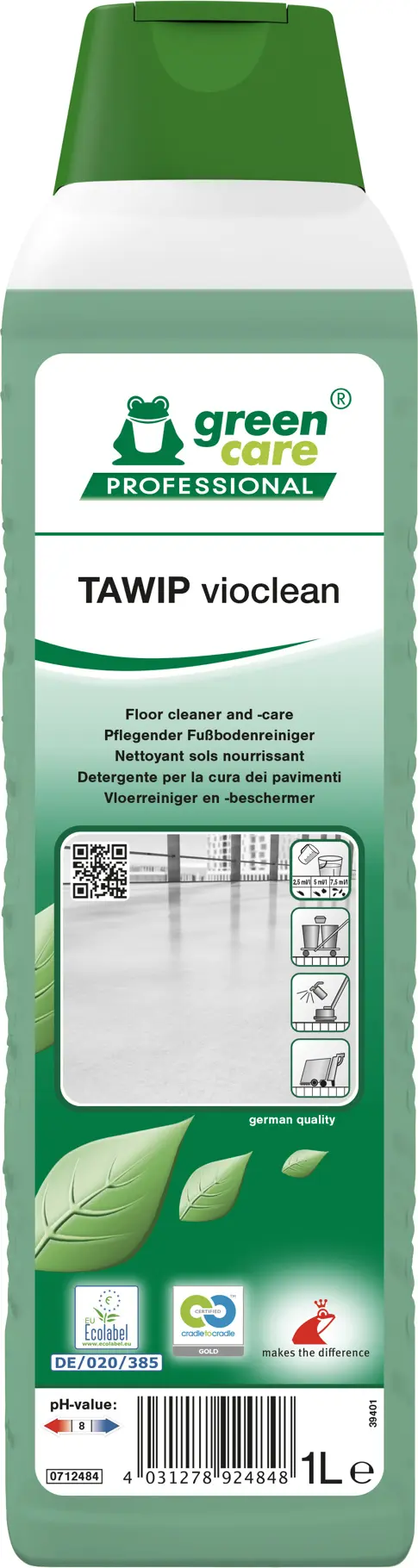 GREEN CARE PROFESSIONAL Fußbodenreiniger TAWIP vioclean 1 Liter