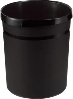 HAN Papierkorb 18190-13 aus Kunststoff 18 Liter schwarz