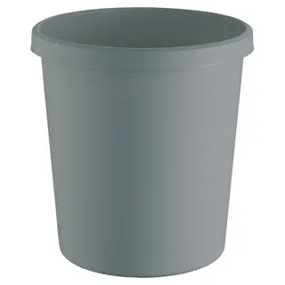 HELIT Papierkorb "the green german" 18 Liter lichtgrau