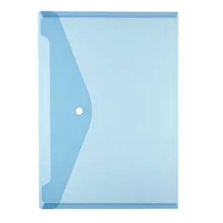 HERLITZ Dokumententasche A4 PP transparent blau