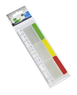 INFO NOTES Indexstreifen auf Lineal 5 x 3
