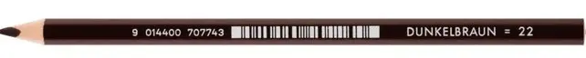 JOLLY Buntstift 3003 Supersticks Delta 12 Stück dunkelbraun
