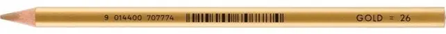 JOLLY Buntstift 3003 Supersticks Delta 12 Stück gold