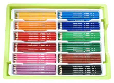 JOLLY Buntstifte 9500-0047 Big Box Grundfarben 240 Stück mehrere Farben