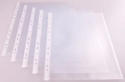Klarsichthülle A5 genarbt 50 µm 10 Stück transparent