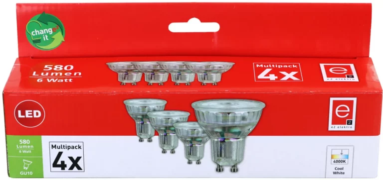 LED Spot GU10 4 Stück 6