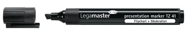 LEGAMASTER Flipchartmarker TZ41 Keilspitze 2-5 mm schwarz