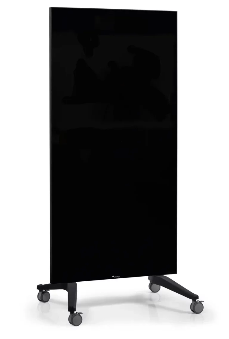 LEGAMASTER Glasboard Mobil 90x195 cm schwarz