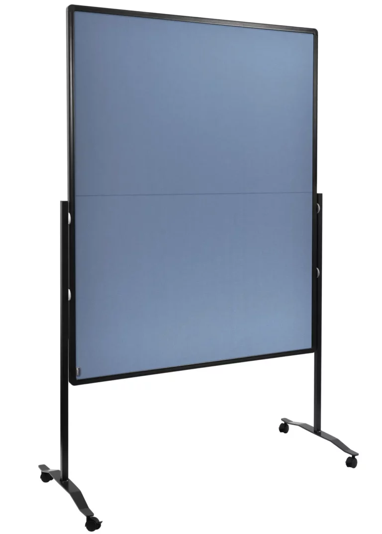 LEGAMASTER Moderationswand Premium Plus klappbar 120 x 150 cm graublau