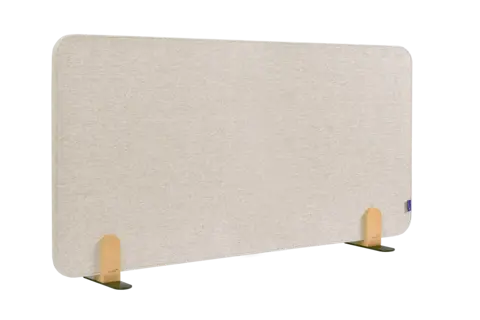 LEGAMASTER Tischtrennwand Akustik Elements inkl. Halterungen 60 x 120 cm beige