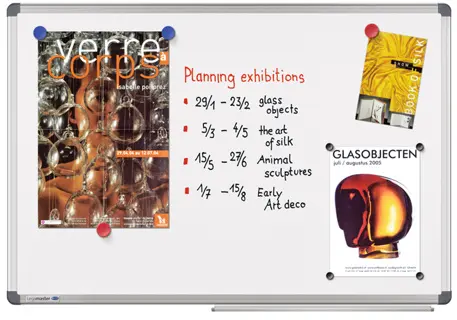 LEGAMASTER Whiteboard 101048 Premium Plus 75 x 100 cm