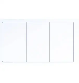 LEGAMASTER Whiteboard WALL-UP 7-106128 200 x 59