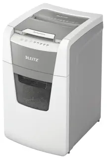 LEITZ Aktenvernichter IQ Autofeed Office 150 P4 Partikelschnitt 4 x 28 mm weiß