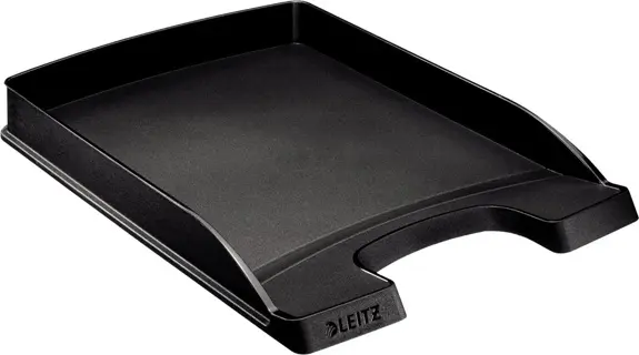 LEITZ Briefkorb 5237 Flach Plus A4 schwarz