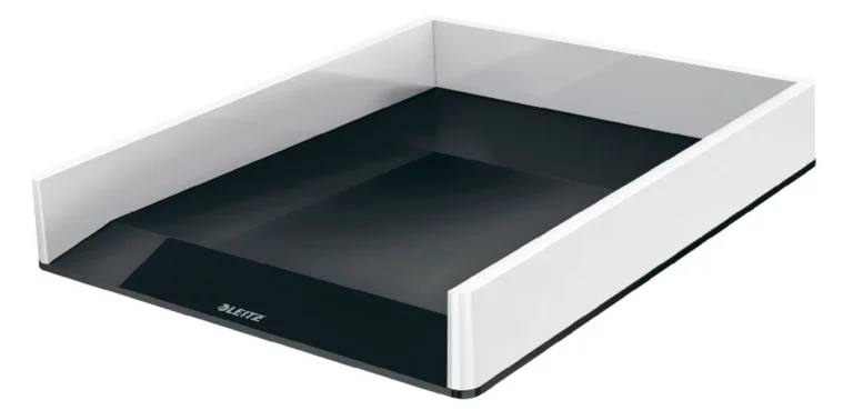 LEITZ Briefkorb Duo Colour WOW 5361 DIN A4 weiß/schwarz