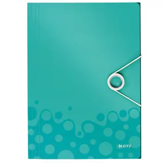 LEITZ Eckspannermappe WOW 4599 eisblau