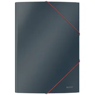 LEITZ Eckspannmappe Cosy DIN A4 mit Gummizugverschluss samtgrau