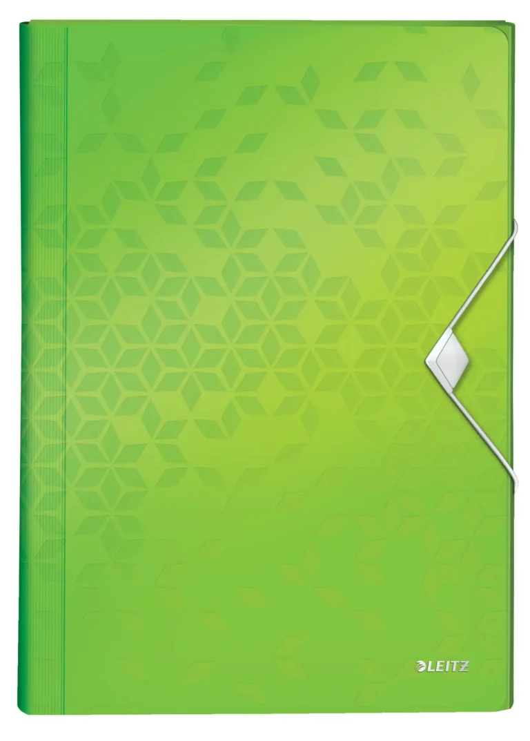 LEITZ Fächermappe WOW 4589 A4 grün-metallic