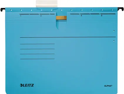 LEITZ Hängehefter 1914 Alpha DIN A4 275 g/m² blau