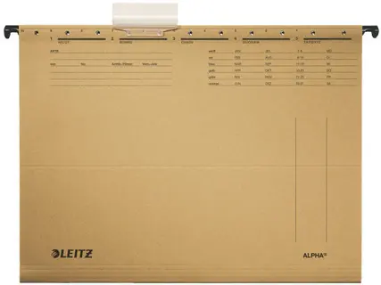 LEITZ Hängemappe Alpha 1915 DIN A4 naturbraun