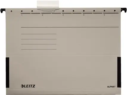 LEITZ Hängetasche 1986 Alpha DIN A4 275 g/m² grau