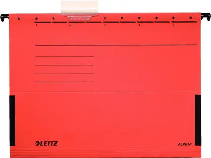 LEITZ Hängetasche 1986 Alpha DIN A4 275 g/m² rot