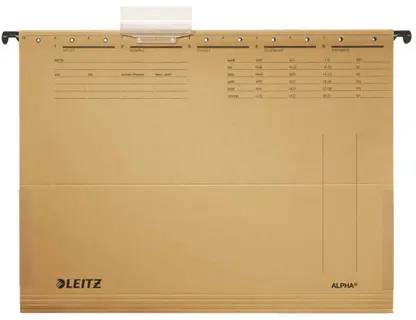 LEITZ Hängetasche Alpha 1916 DIN A4 mit Fröschen naturbraun