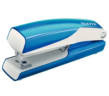 LEITZ Mini-Hefter NeXXT Series WOW 5528 10 Blatt blau metallic