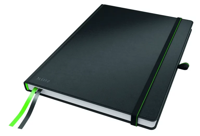 LEITZ Notizbuch Complete Tablet-Format 80 Blatt kariert schwarz
