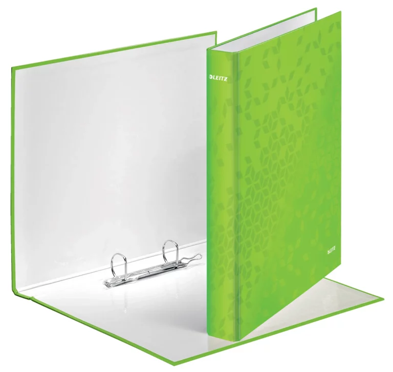 LEITZ Ringbuch WOW 4 cm mit 2 Ringen grün