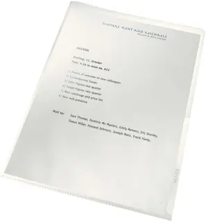 LEITZ Sichthülle 4001 Recycle A4 transparent