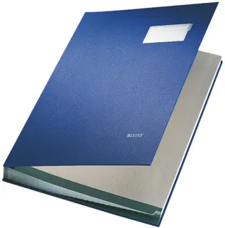 LEITZ Unterschriftsmappe 5700 A4 20-teilig blau