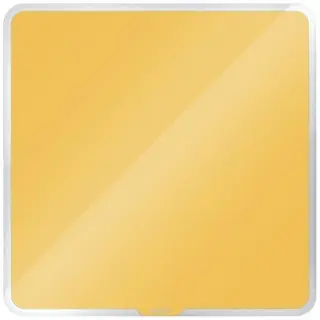 LEITZ Whiteboard Cosy aus Glas 45 x 45 cm warmes gelb