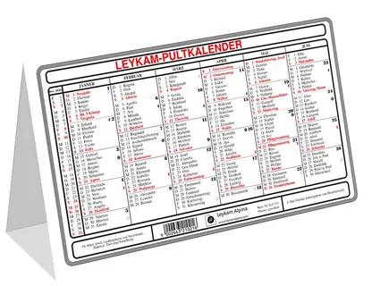 LEYKAM Pultkalender KA713 Karton 2026