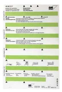 MAPPEI Selbstklebeprintreiter 455011P 100 Stück 55 x 10 mm hellgrün