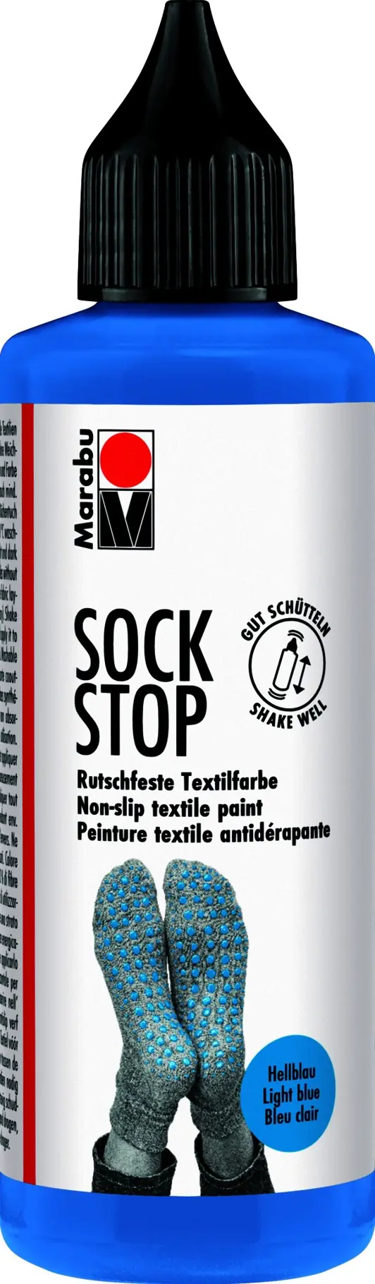 MARABU Textilfarbe Sock Stop 90 ml hellblau