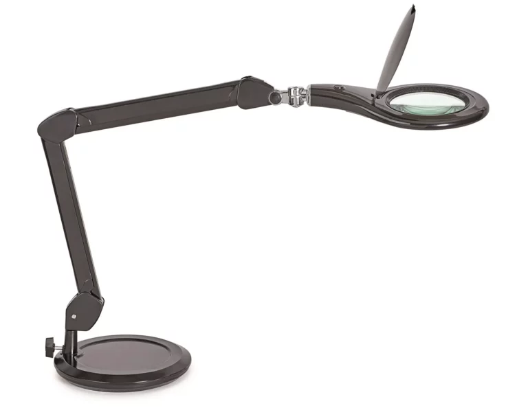 MAUL LED-Lupenleuchte MAULmakro mit Standfuß schwarz