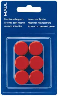 MAUL Magnet Facettenrand 6 Stück Ø 20 mm 0