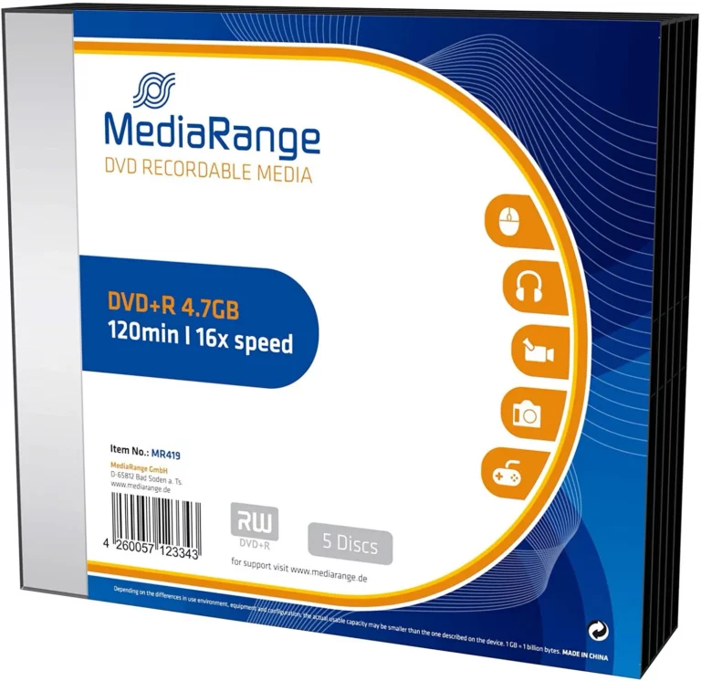 MEDIARANGE DVD+R 5 Stück 4