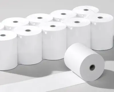 MÜROLL Thermorolle 5 Stück 80/80/12 80 lfm 55 g/m² phenolfrei weiß