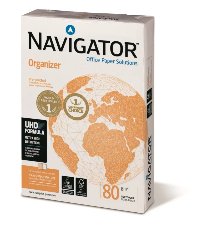 NAVIGATOR Kopierpapier Organizer DIN A4 80 g/m² 2x gelocht 500 Blatt weiß