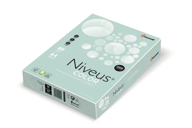 NIVEUS Color Kopierpapier DIN A3 80 g/m² 500 Blatt pastellblau