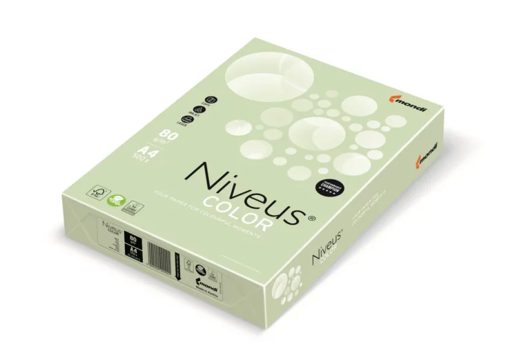 NIVEUS Color Kopierpapier DIN A3 80 g/m² 500 Blatt pastellgrün
