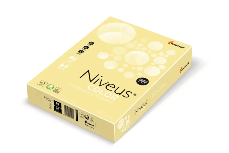 NIVEUS Color pastell Kopierpapier DIN A4 160 g/m² 250 Blatt gelb